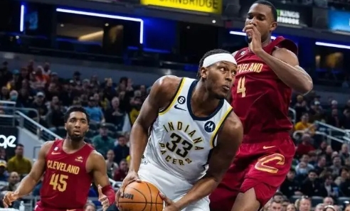 步行者逆轉騎士贏(yíng)比賽，多人得分上雙